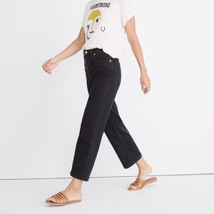 Madewell Slim Wide-Leg Crop Jeans